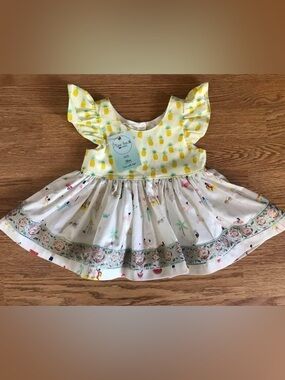 SewFun Bowtique Pineapple Beach Day Melsa Top